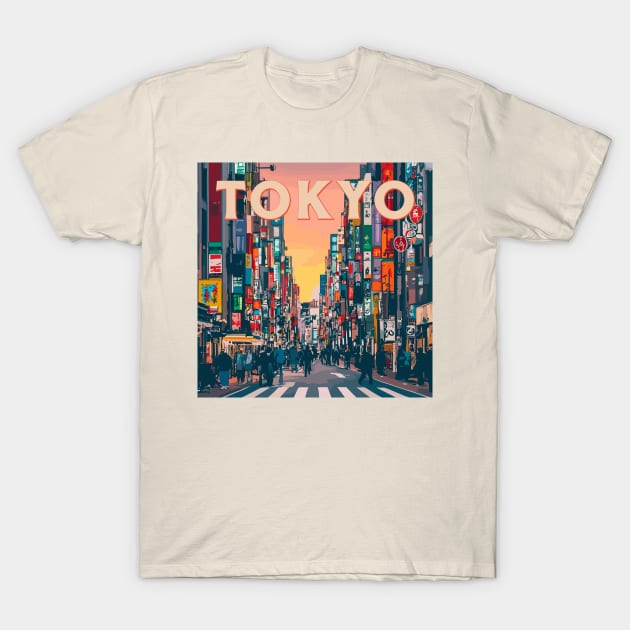 tokyo T-Shirt by Kingrocker Clothing